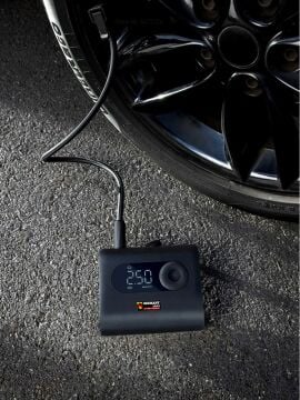 Germany Style 100 Psi Akülü Led Işıklı Lastik Şişirme Hava Kompresörü