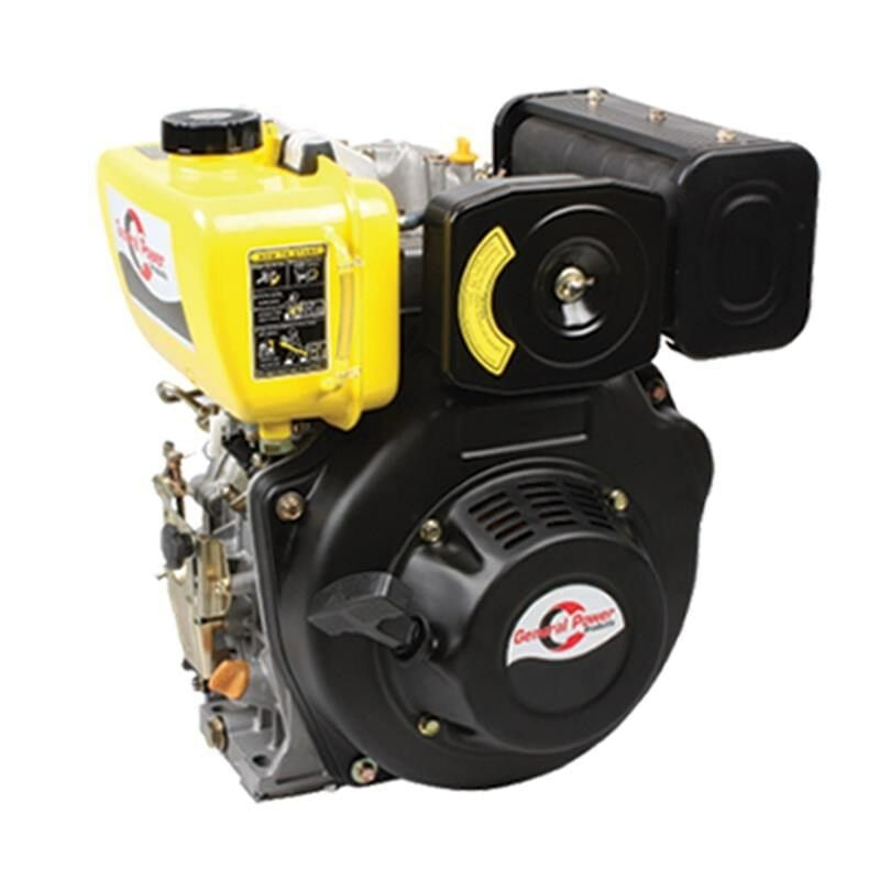 General Power GP-186 FE Dizel Tek Motor 10 Hp Kamalı İpli Marşlı