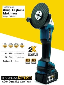 Germany Style Kömürsüz Akülü Şarjlı 5li Set Kırıcı Delici-Taşlama-Matkap Vidalama-Budama Testeresi-Somun Sökme Bijon