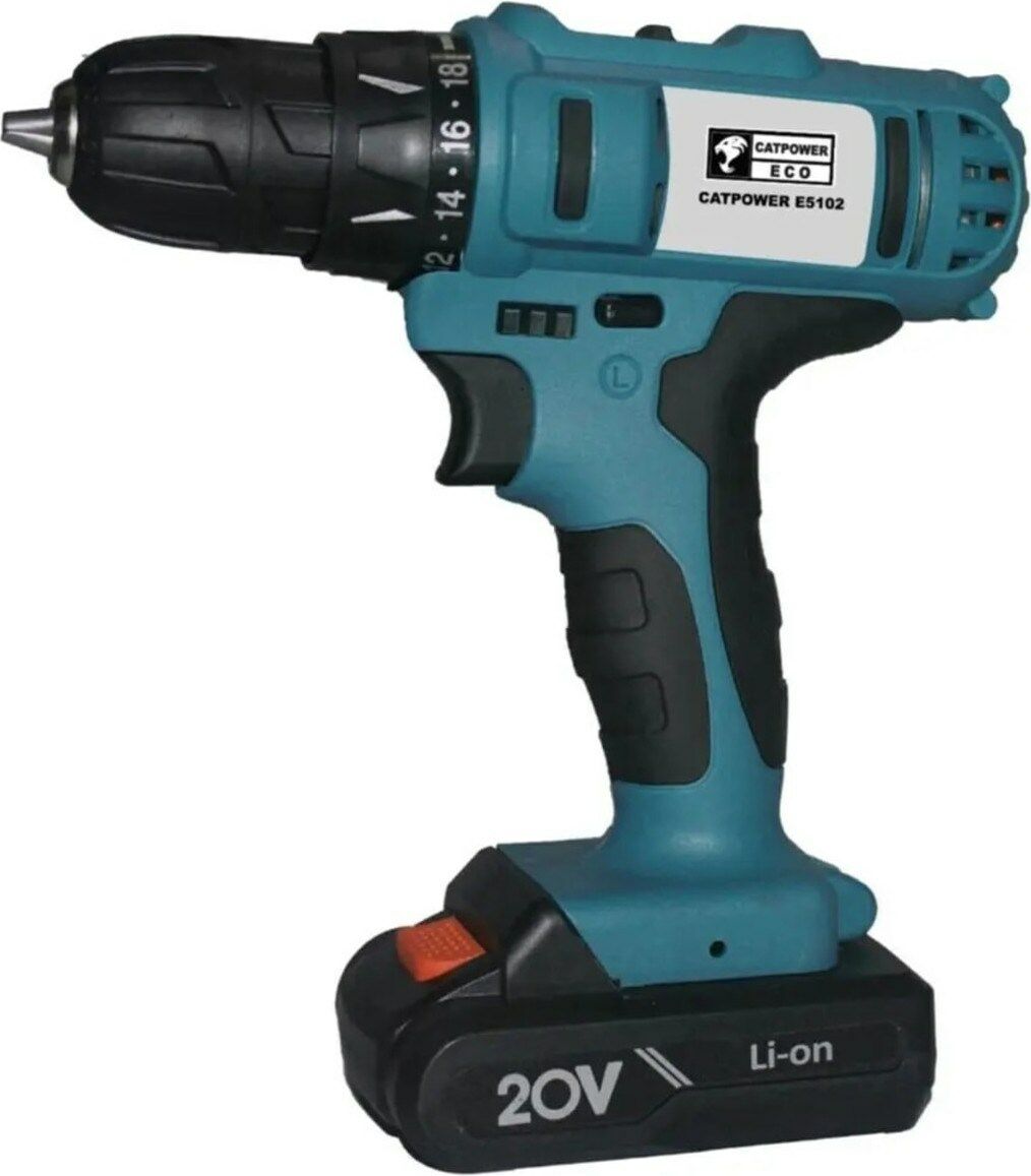 Catpower E5102 Şarjlı Matkap Li-Ion 20V 1.5 Ah