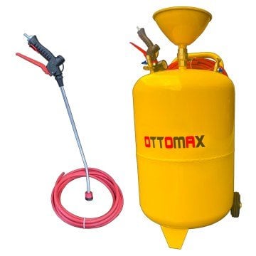 Ottomax OTX100 Havalı Köpük Tankı 100 Litre Köpük Püskürtme 8 Metre Hortumlu