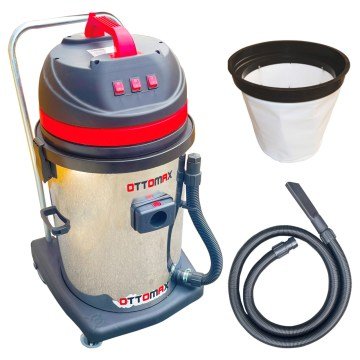 Ottomax OTX3MT 4200 Watt 3 Motorlu Islak Kuru Sanayi Tipi Oto Süpürgesi Endüstriyel Süpürge