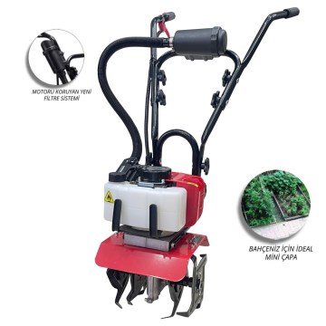 Germany Style 4 Hp Benzinli Çapa Makinesi 2 Zamanlı Motor Hobi Bahçeleri İçin