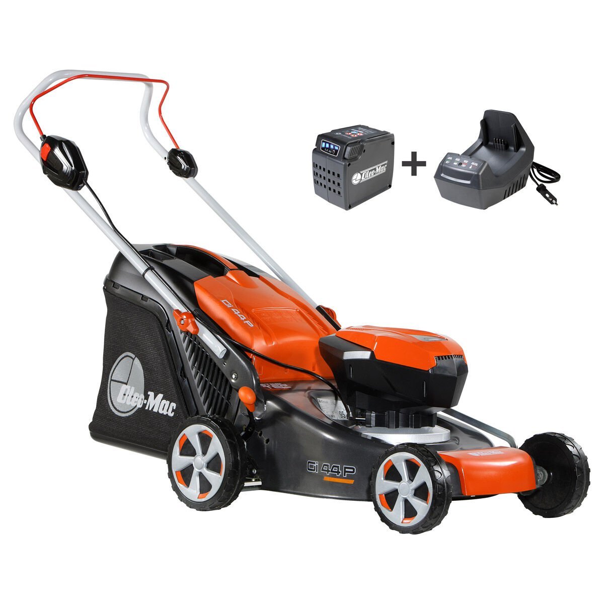 Oleo-Mac Gİ 44 P Akülü Çim Biçme Makinesi 5.0Ah+Şarj