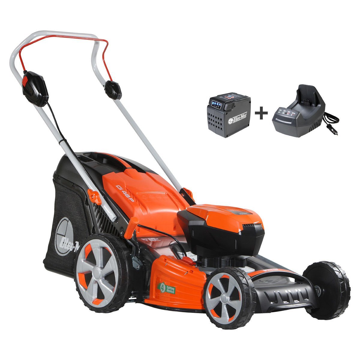 Oleo-Mac Gİ 48 P Akülü Çim Biçme Makinesi 5.0Ah+Şarj
