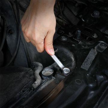 WORKPRO WP202575 8-19mm 8 Parça CR-V Profesyonel Kombine Anahtar Takımı + Bez Taşıma Kılıfı