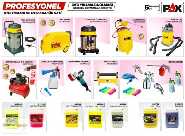 Pax Oto Yıkama Seti Deterjanlı Oto Yıkama Ve Kuaför Seti Set 5